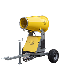 WLP Demolitor 70 dust suppression system on trailer